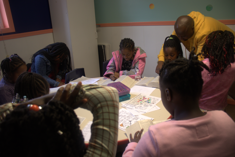 Children learning together at Bible Adventure Land, Gospel Outreach Center